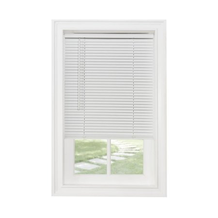 EYECATCHER 33 x 48 in. GII Morningstar Cordless Vinyl Light Filtering Mini Blinds, White EY2512046